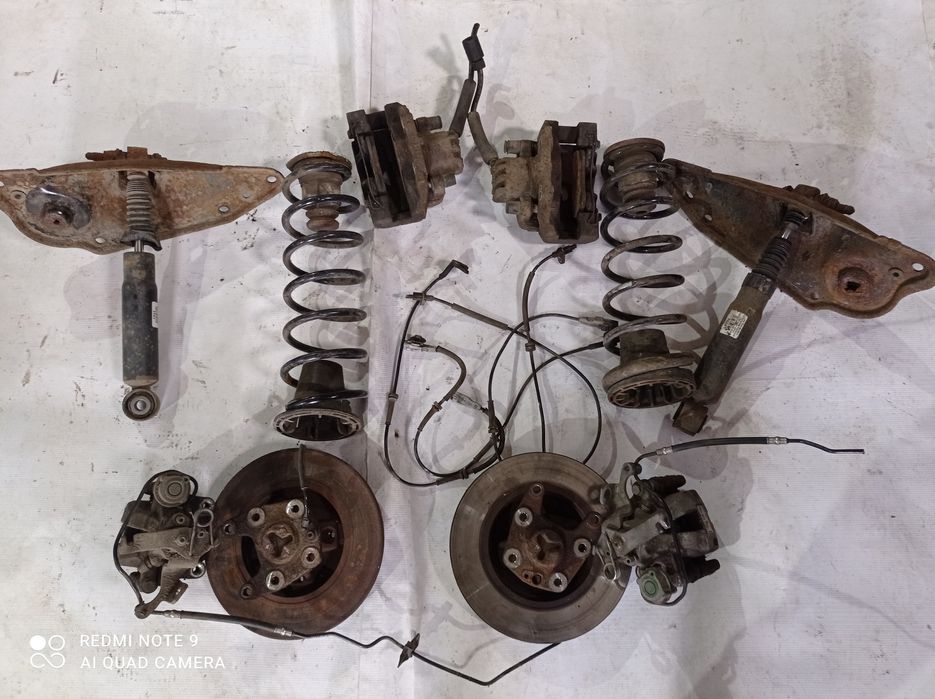 Подвеска суппорта тормозные диски пружини АБС Ситроен С4 Гранд пикассо