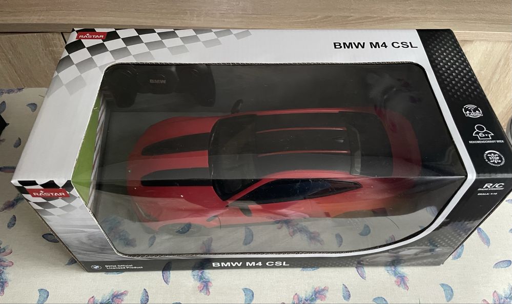 BMW M4 CSL auto w skali 1:16 zdalnie sterowane