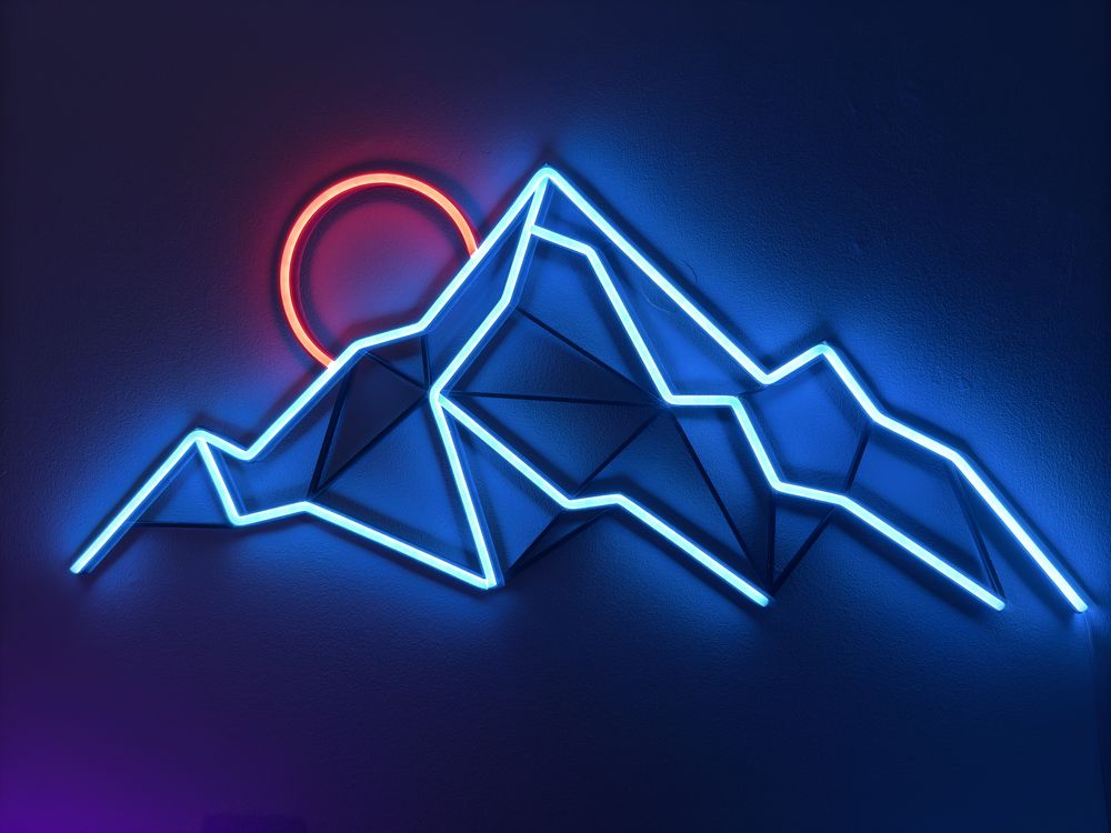 Neon LED Góry + pilot