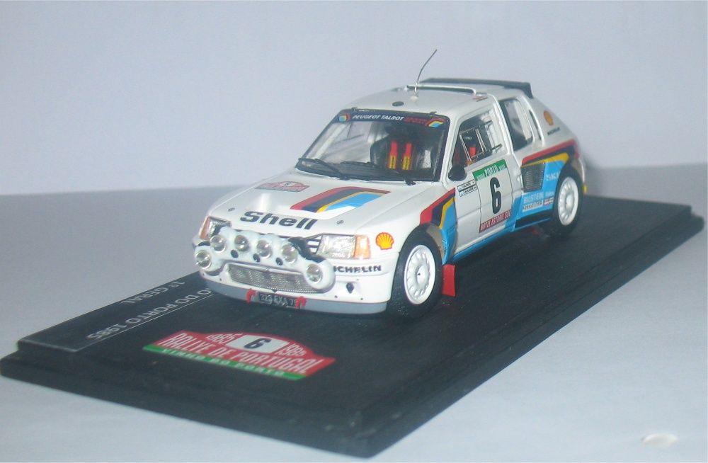 Decalque -peugeot 205 t16 - vencedor rally portugal 1985 -timo salonen