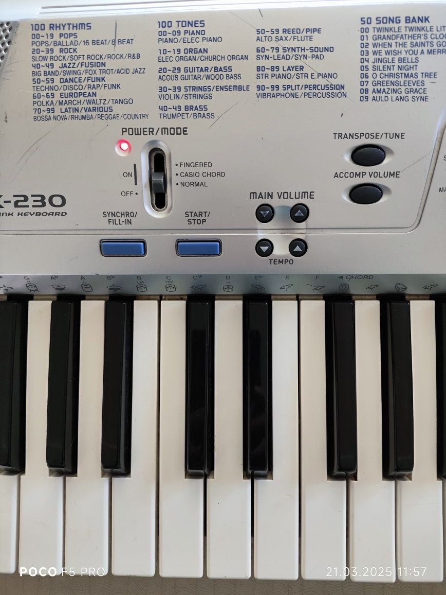 Синтезатор Casio CTK-230