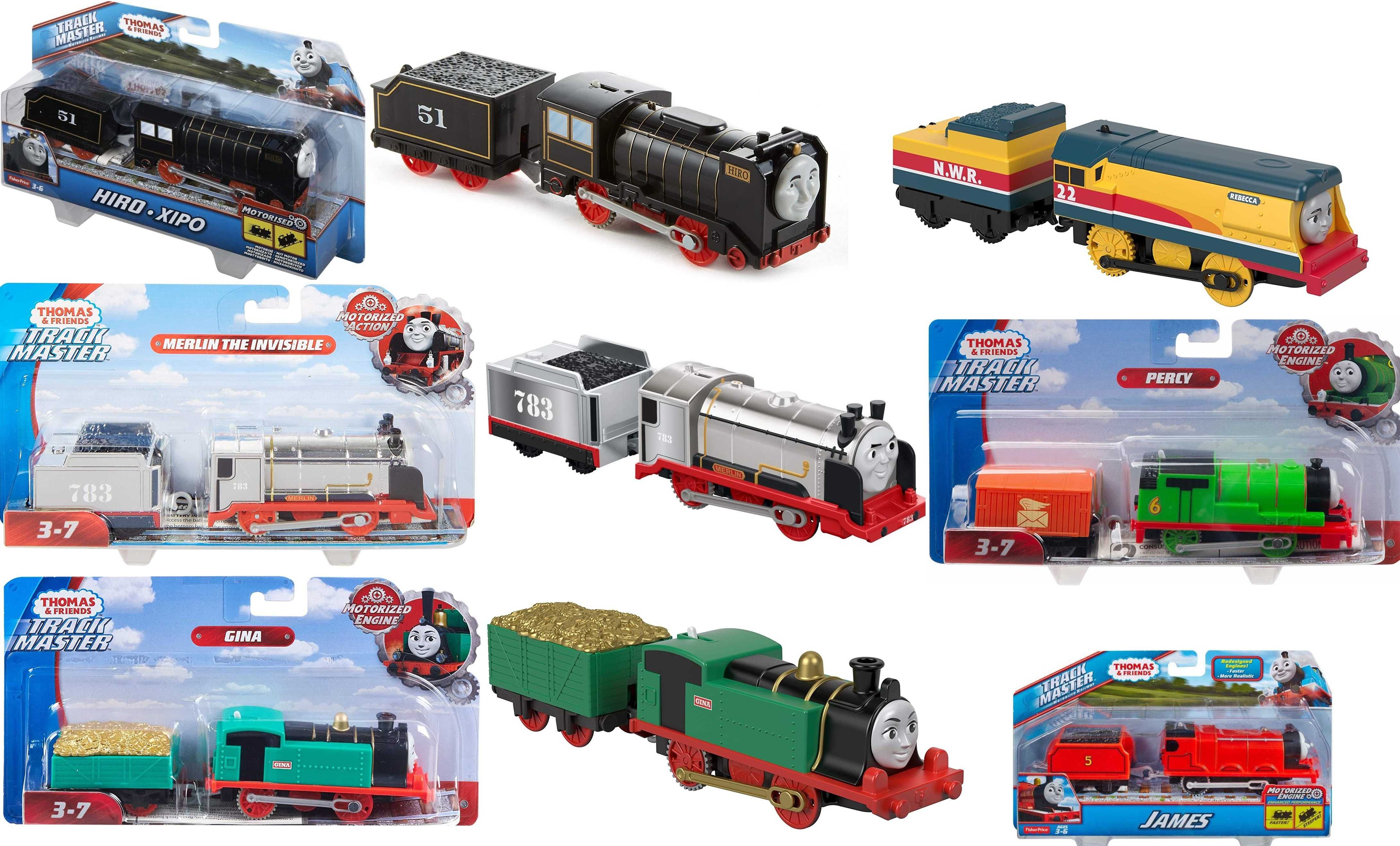 Джина Томас паровозик Перси TrackMaster Thomas Ребекка Хиро Мерлин