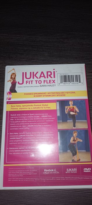 Nowy zestaw płyta ćwiczeń plus Guma Reebok