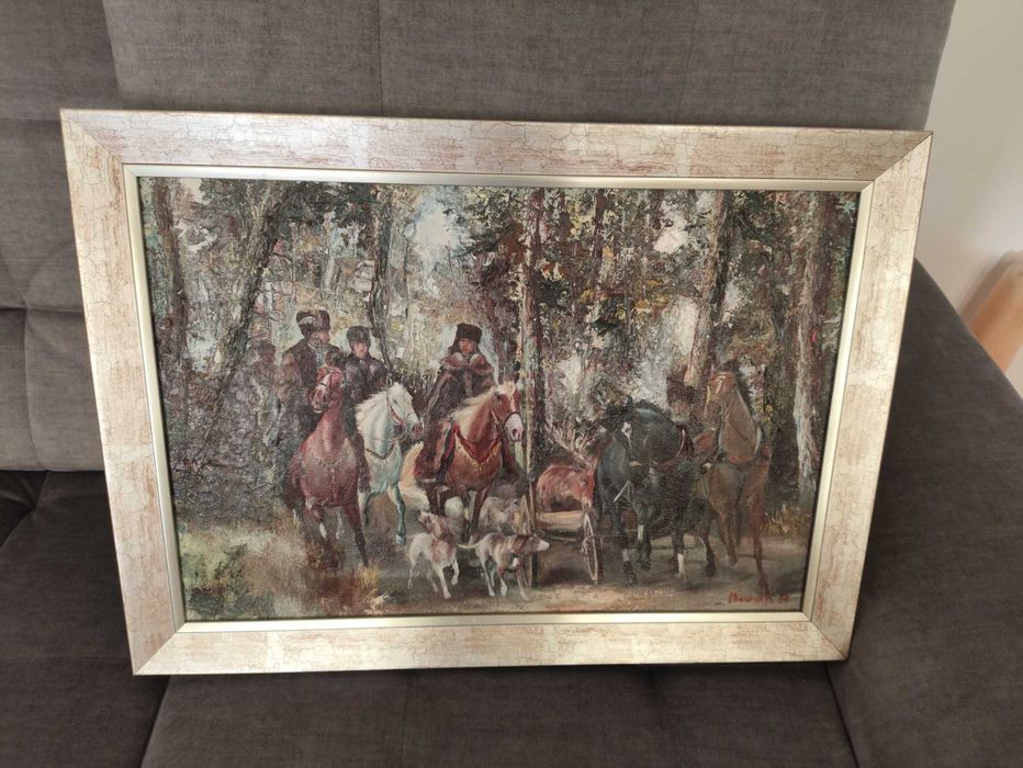 Obraz olejny w ramie 69×50 cm