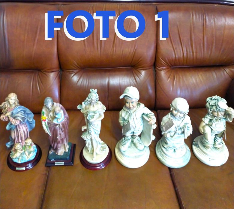 Peças em louça, limoges, resina, porcelana e velas decorativas