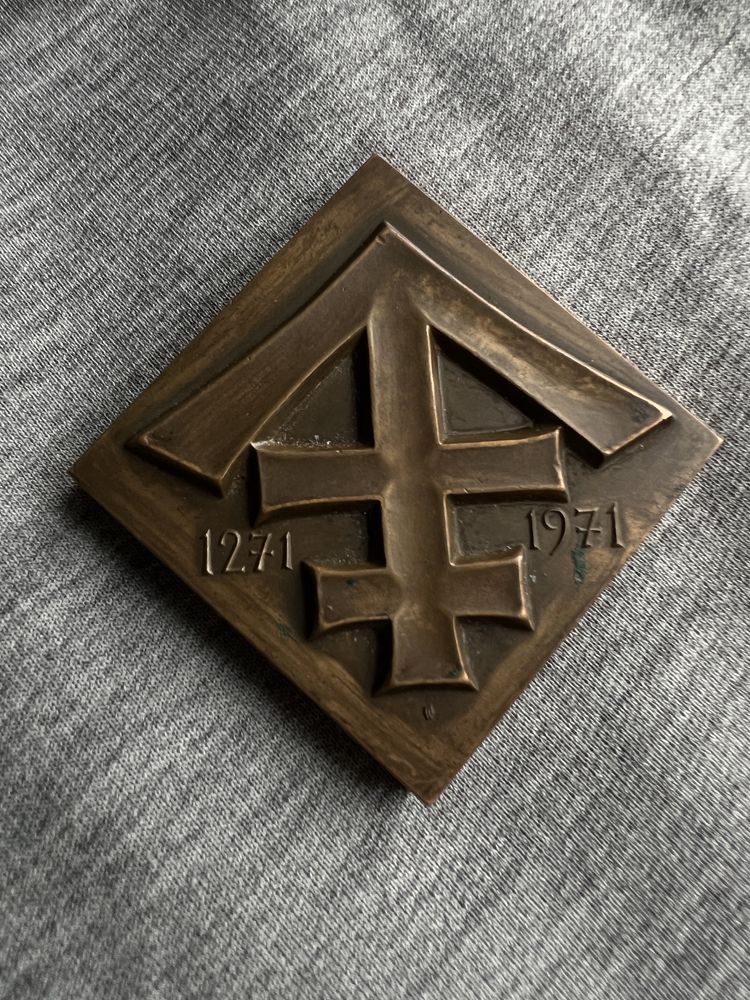 Medal z okazji 700-lecia miasta Jędrzejowa 1971 Brąz