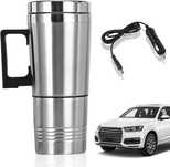 Molbory 12 V Czajnik Samochodowy USB, 500 ml, Przenośny Kubek Grzewczy