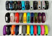 Силиконовый ремешок на Xiaomi Mi Band 2