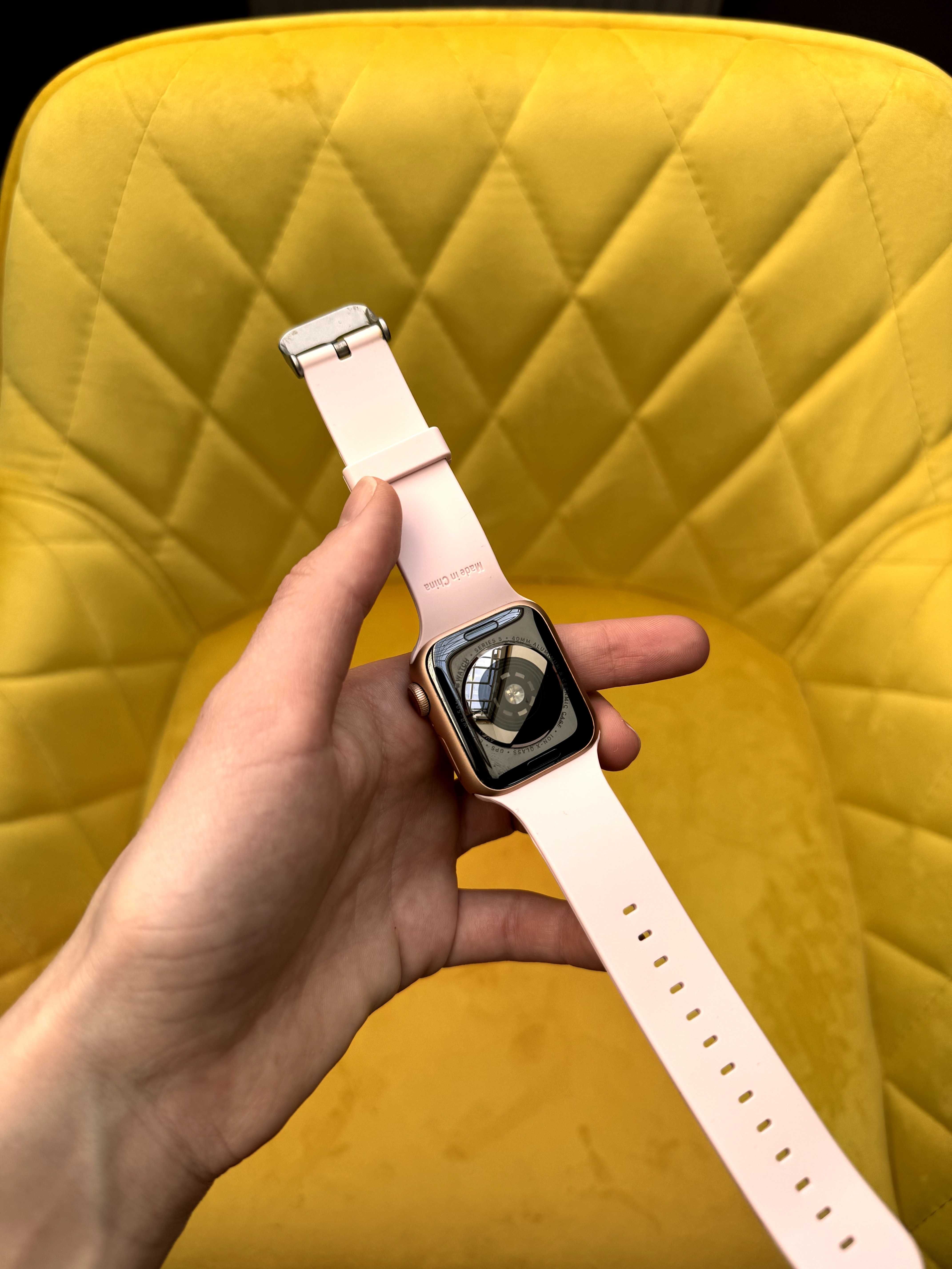 Apple Watch S5 40mm Rose Gold Ідеальний Стан з США (арт.2450)