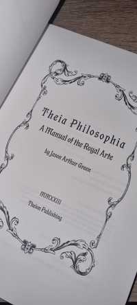 Książka okultyzm magia Theia Philosophia: A Manual of the Royal Arte