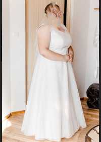 Piękna suknia ślubna PLUS SIZE