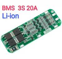 BMS 3S / 12.6V 20A Li-ion контролер заряду, розряду, плата захисту

BM