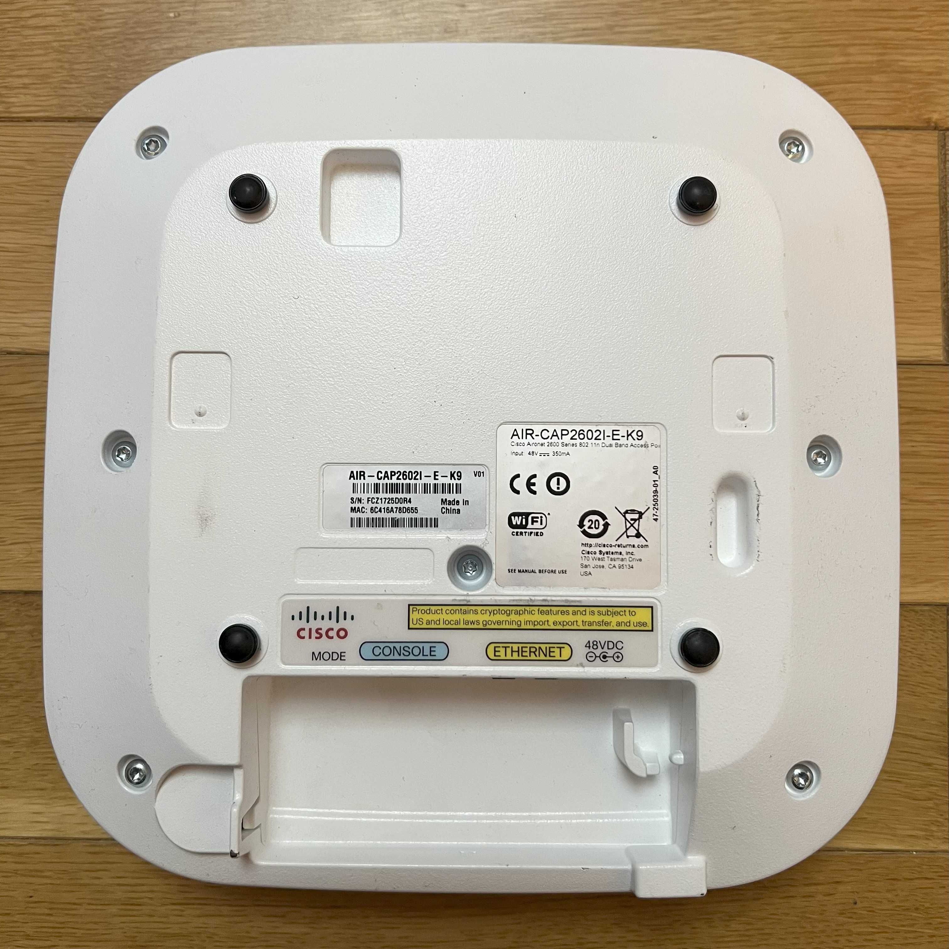 Punkty dostępowe Wi-Fi Cisco AIR-CAP2602I-E-K9