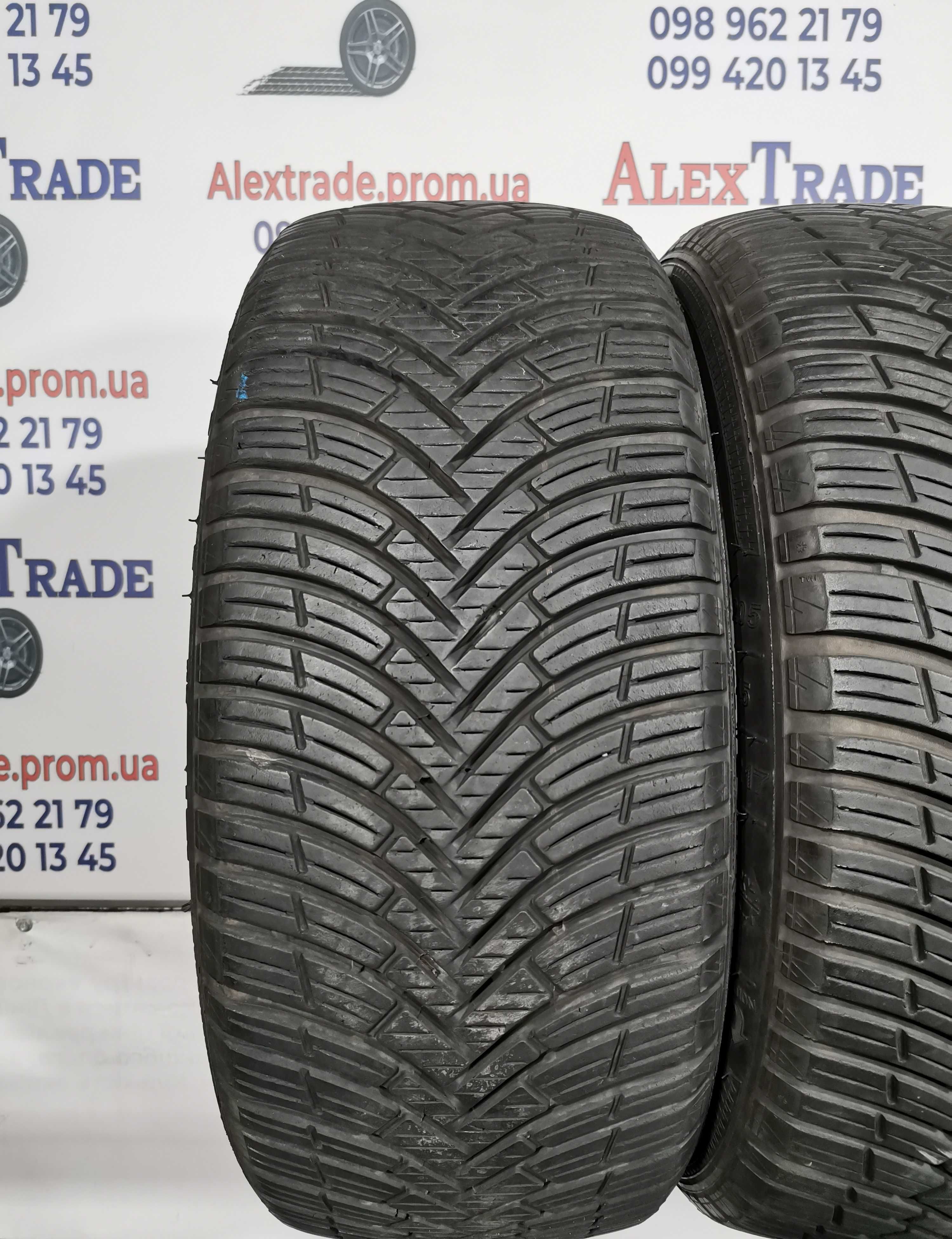 2 шт. 205/45 R17 Kleber Quadraxer 2 шини б/у, 6,5 мм