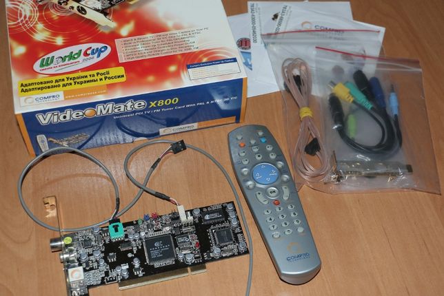 Продам универсальный PCI TV/FM тюнер для ПК Video Mate X800