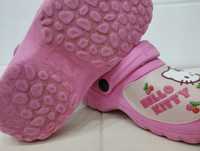 Buty klapki typu crocs Hello Kitty rozmiar 27