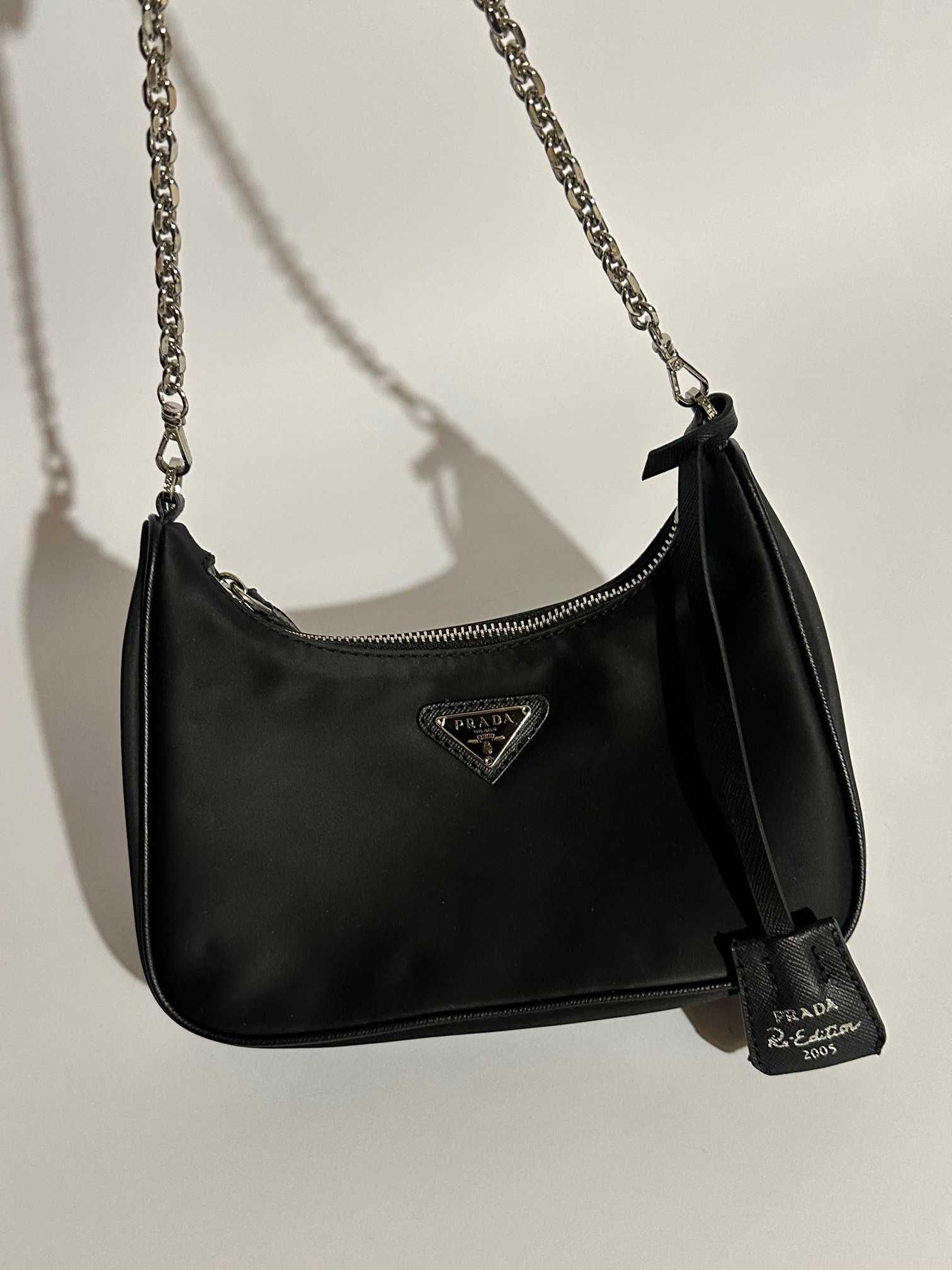 prada re edition - torebka czarna TOP
