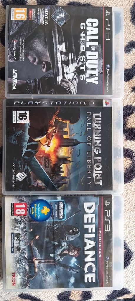 Call of Duty Ghosts, Defiance, Turning Point FOL, Playstation 3, PS3