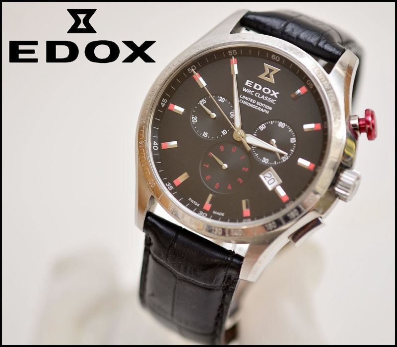 Швейцарские наручные часы edox лимитка цена новых 50+