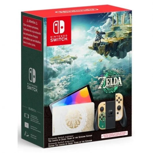 Nintendo Switch OLED TOTK Edition + extras