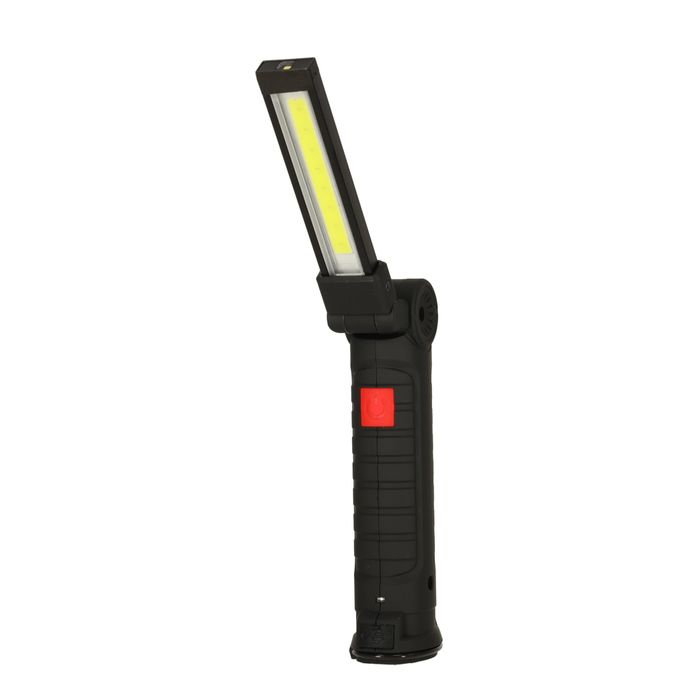 Lampa Warsztatowa Latarka USB 5 Trybów Magnes Hak Akumulator 1200 mAh