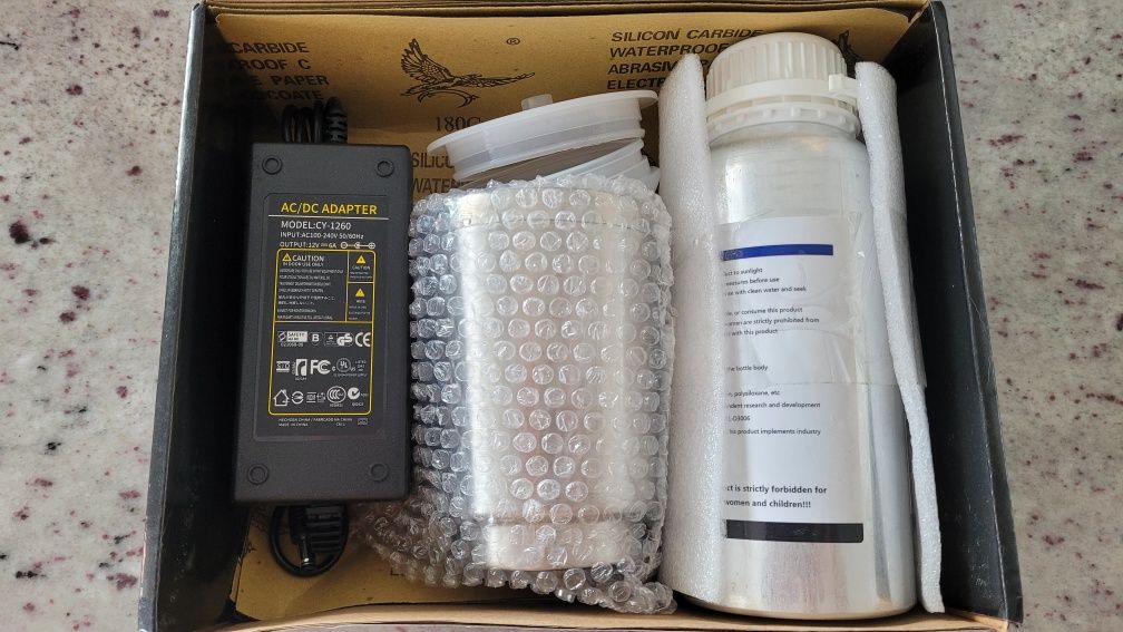 Zestaw do regeneracji lamp/reflektorów czajniczek 220V 800ml!