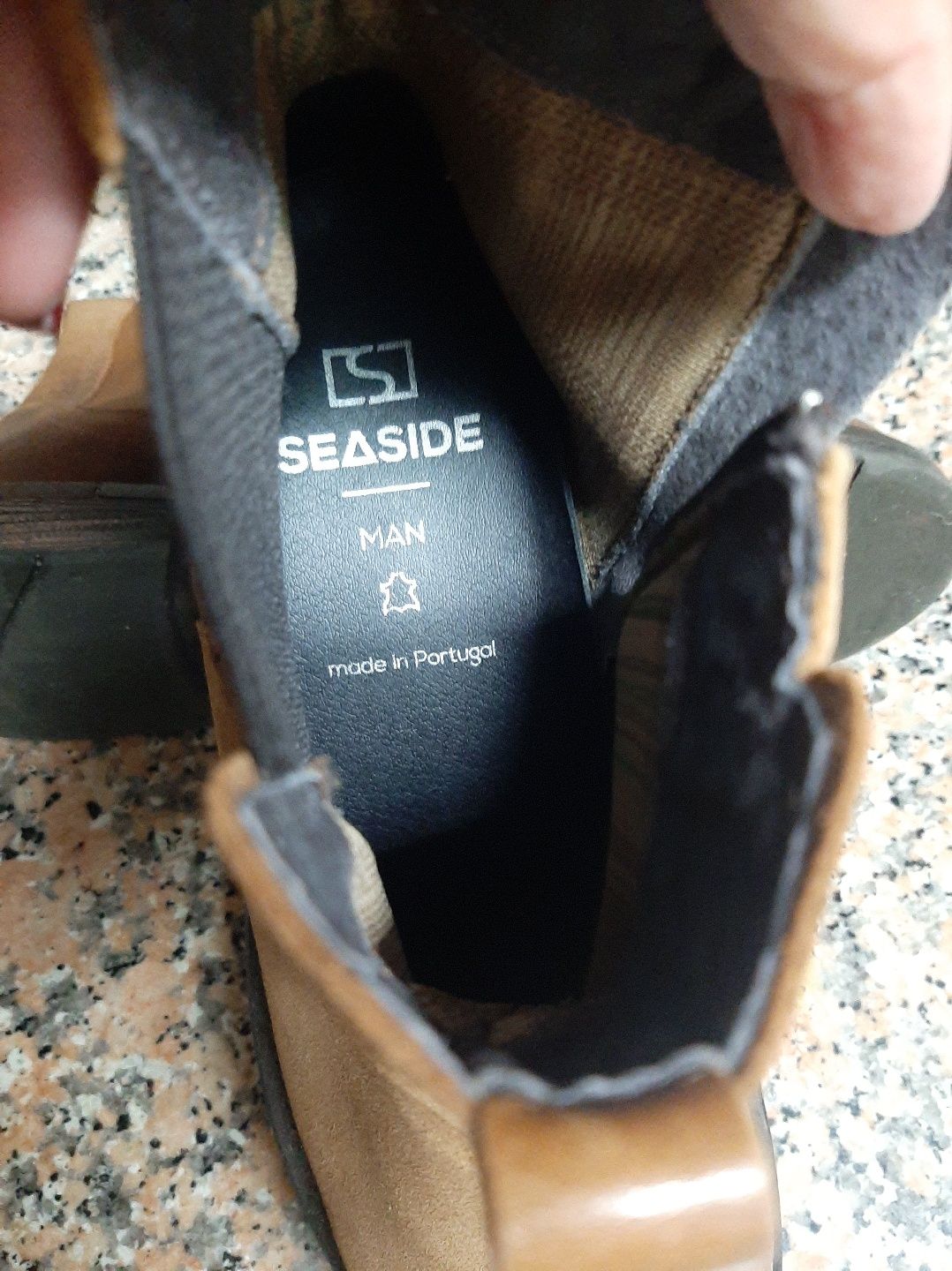Botas Seaside Homem todas em pele