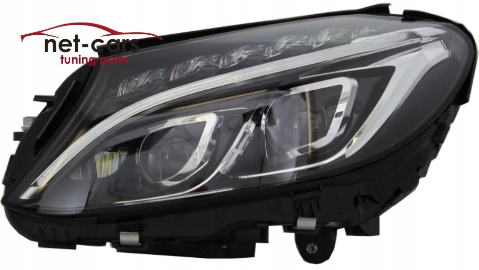 Reflektory lampy przód MERCEDES C W205 -18 FULL LED XENON
