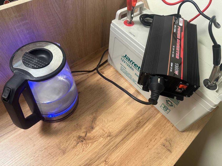 Преобразователь 1300вт Инвертор С зарядкой 12в-220в Для Котлов ДБЖ UPS