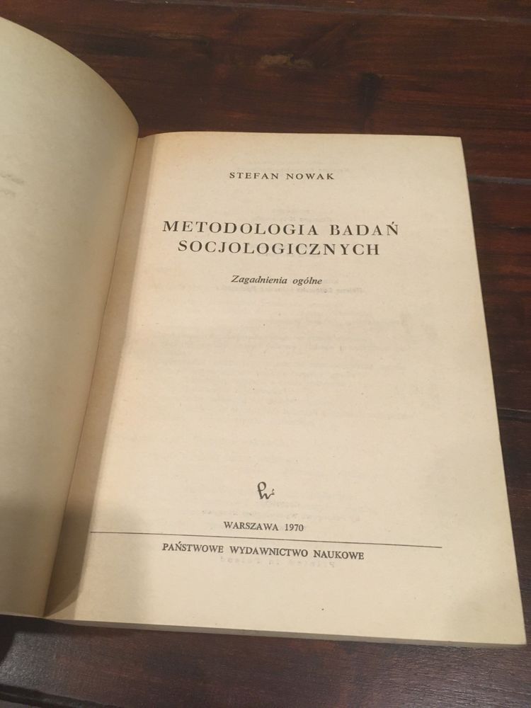 Metodologia badań socjologicznych - Stefan Nowak