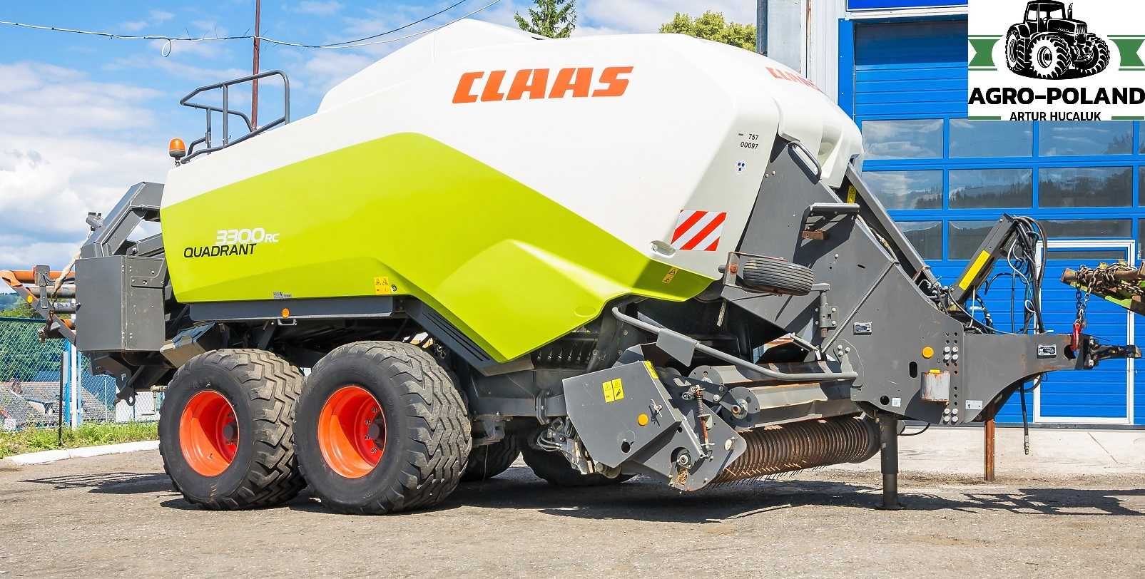 Прес-підбирач CLAAS QUADRANT 3300 RC - тандем - 2012 рік