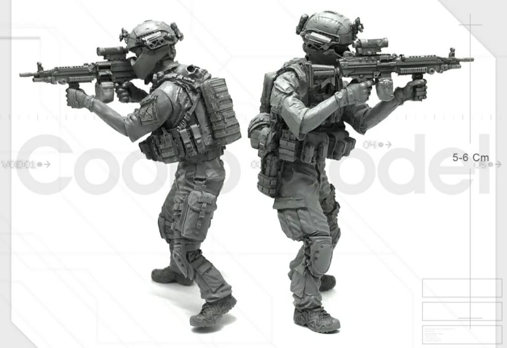 Figura de resina soldado