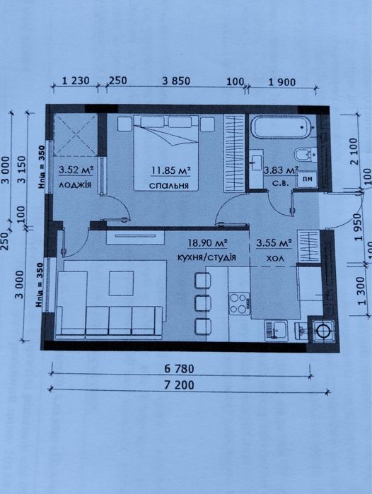 Продаж 1-к квартири по вул.Стрийська(Креаторбуд)