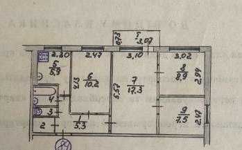 4 кімнатна квартира для великої дружньої родини. Вулиця Льотна. (SP)