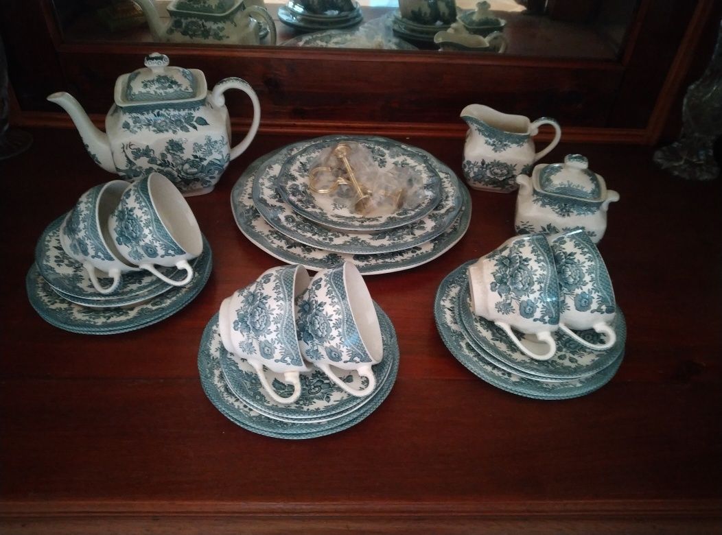 Сервиз чайный английский фарфор  Enoch Wedgwood Азиатский фазан