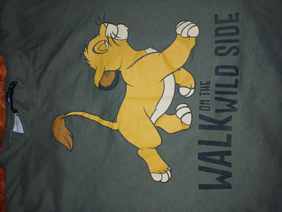 2 nowe koszulki Disney Simba i kaczor Donald młodzieżowe/damskie roz M