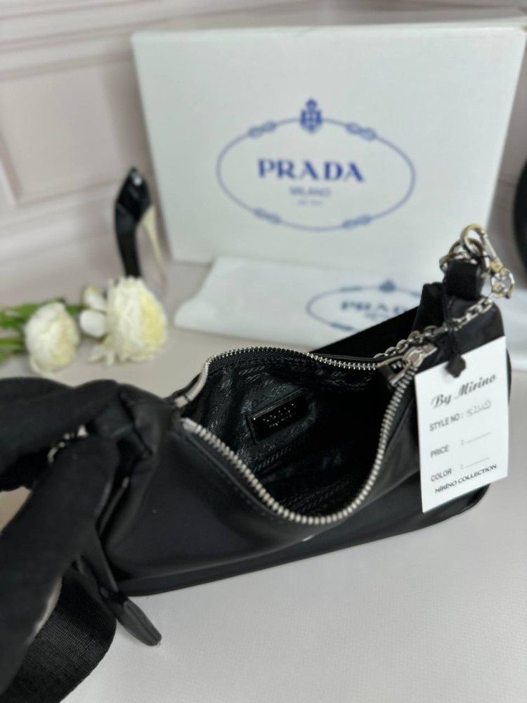 Женская Сумка Prada Re-Nylon Pochette wb044 Black