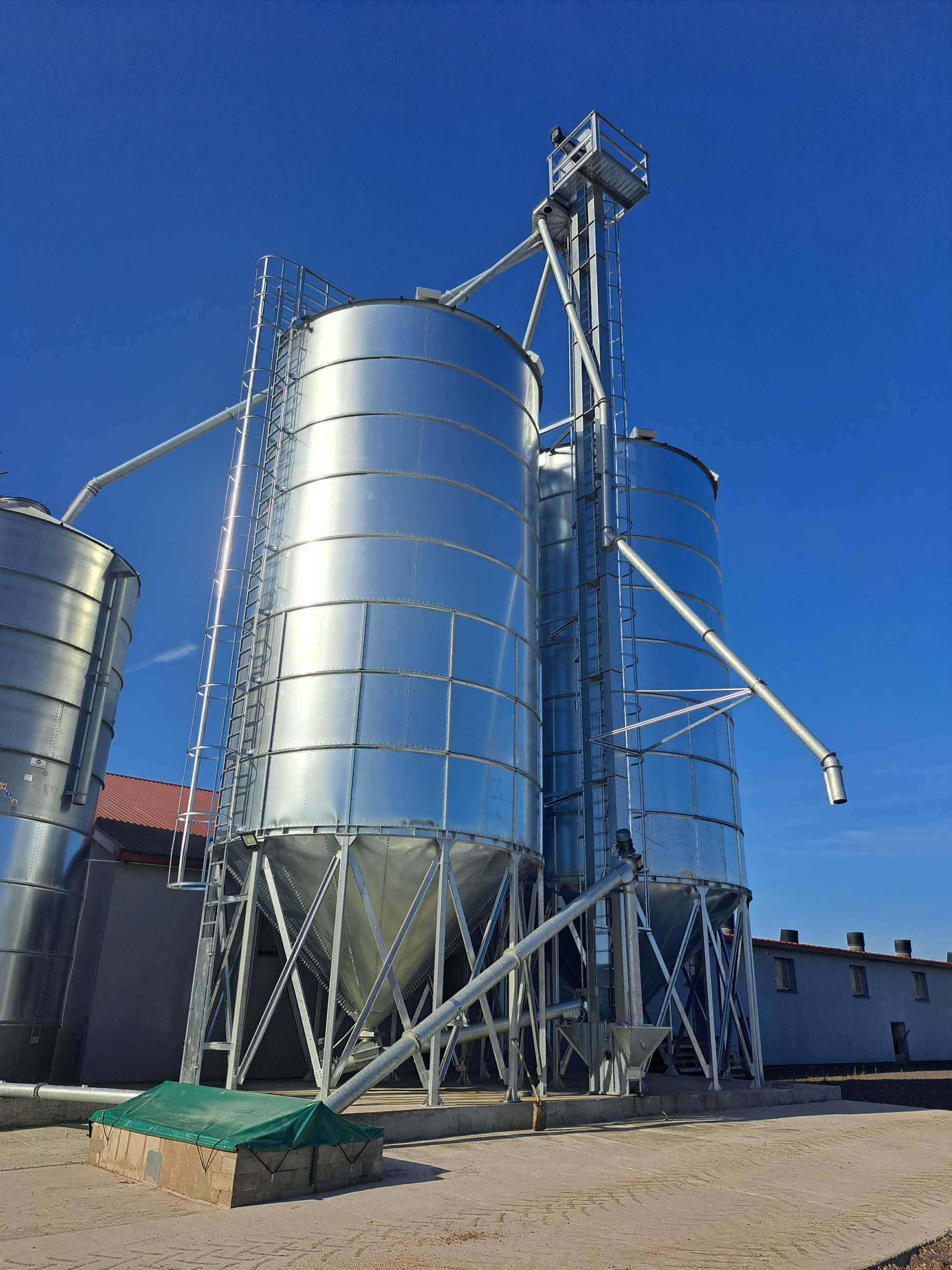 Silos zbożowy lejowy 77,5t Kbks Poland