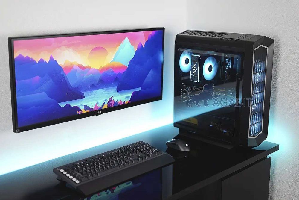 RGB Зореліт! 24ЯДРА+GTX1070 ігровий ПК комп'ютер игровой компьютер i9