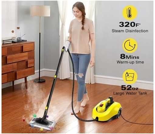 Myjka Parowa Do Czyszczenia Uniwersalna TVD SW608-A 1800W 5BAR 1,3L