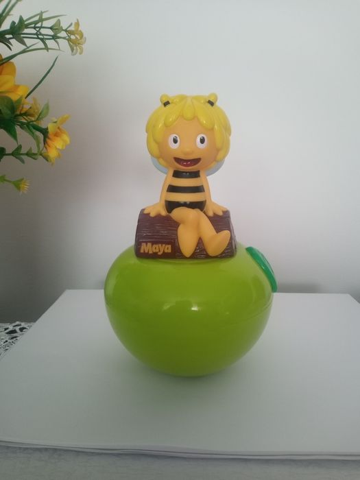 Pszczółka Maja zabawka turlająca z dzwoneczkiem, zabawka Baobab.