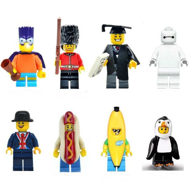 Figura tipo Lego várias personagens - ver outras fotos