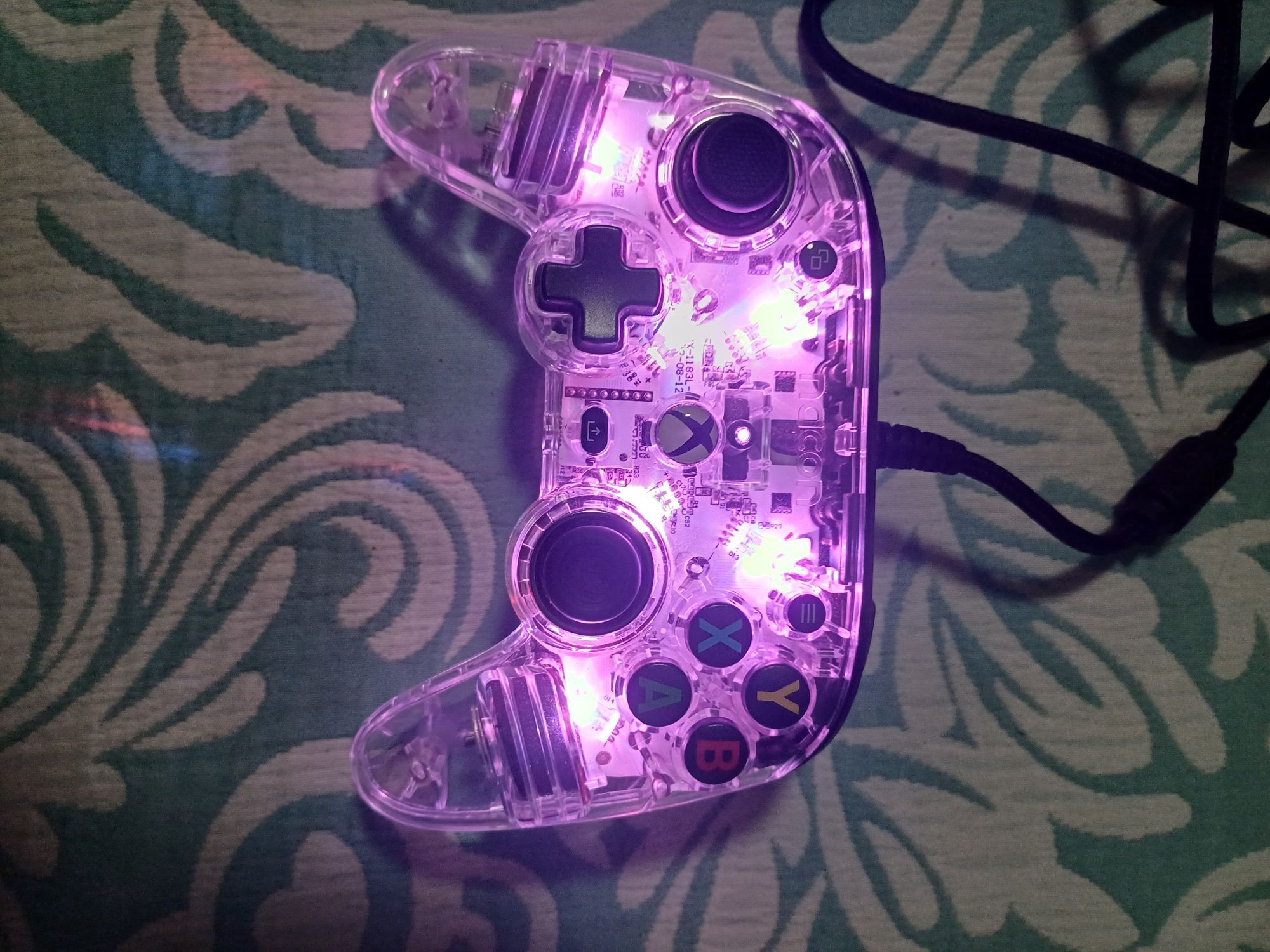 Comando Xbox como novo Pro inpact color ligth com 3 metros fio