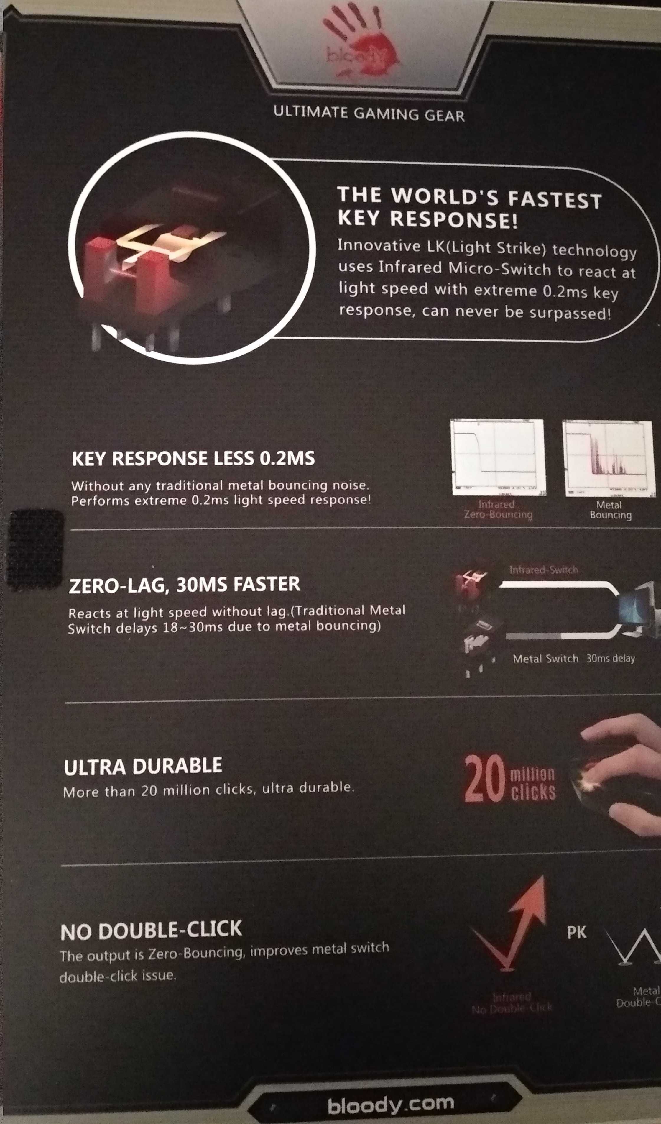Myszka gamingowa A4TECH A70