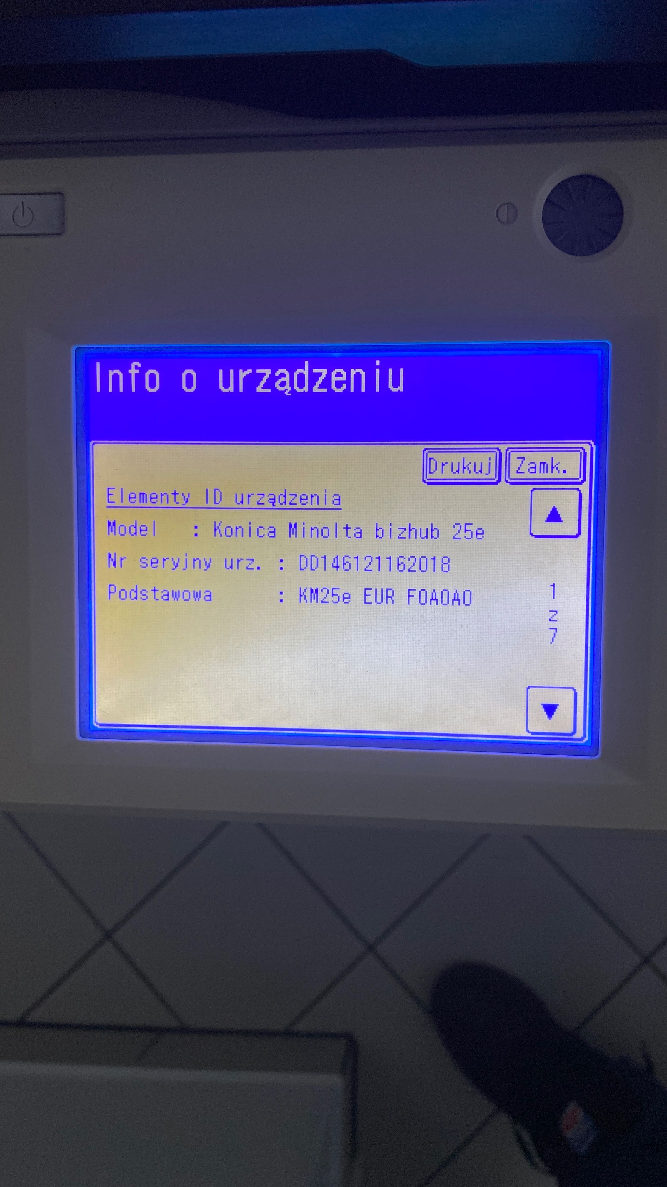 Kserokopiarka Konica Minolta Bizhub25e