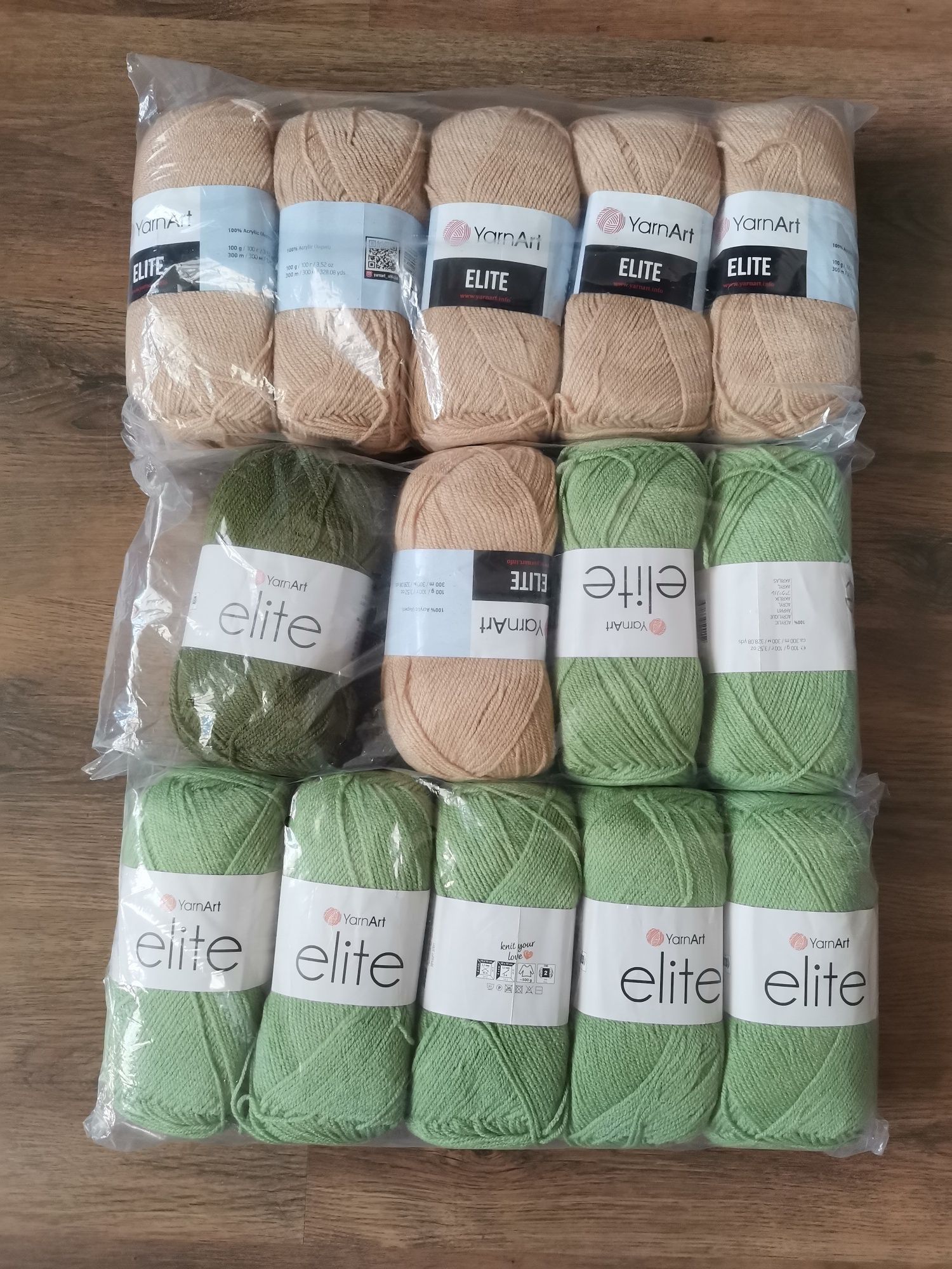 Włóczki YarnArt Elite 100% akryl 100g