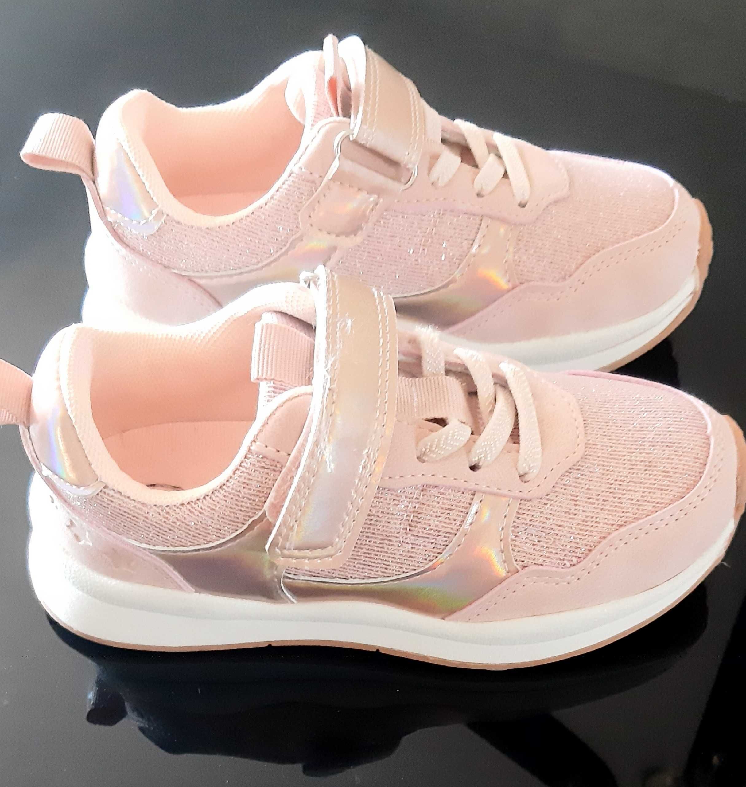 Buty adidasy sneakersy cool club smyk jak nowe r.28 brokat różowe