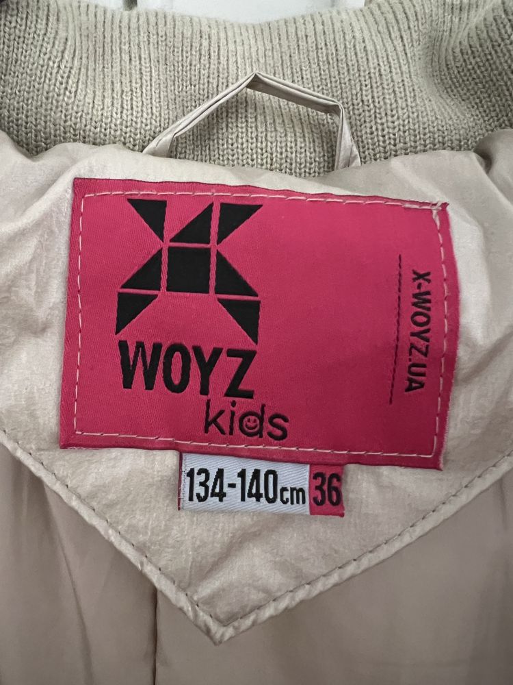 Пуховик X-WOYZ для дівчинки 134-140 см