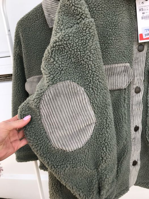 Zara куртка барашка шерпа S