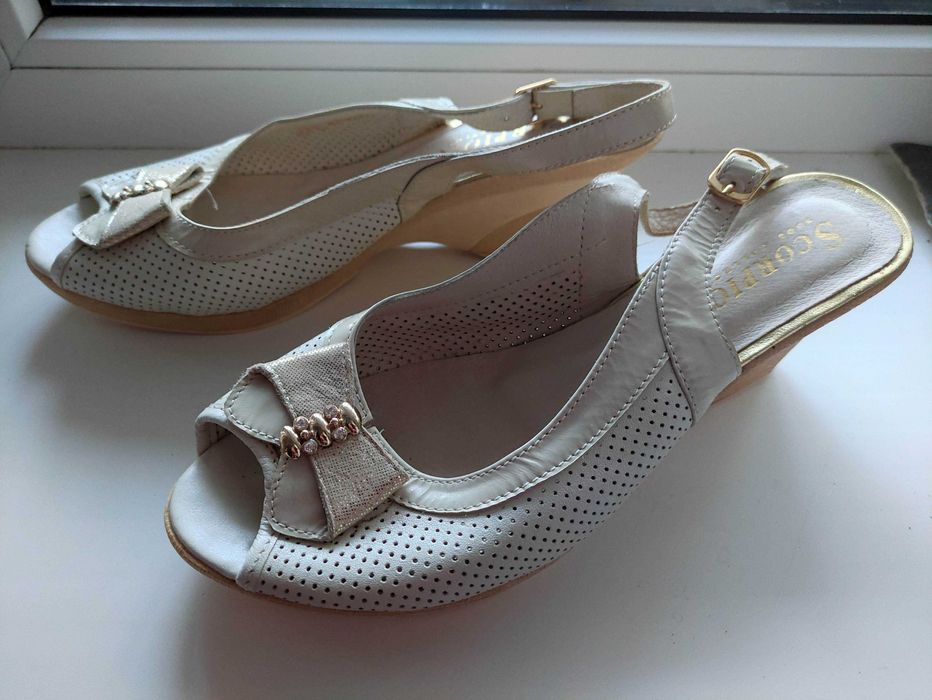 Женские босоножки (25 см). НАТУРАЛЬНАЯ кожа